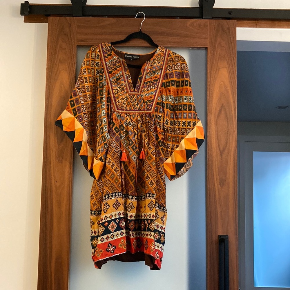 Tanvi Kedia butterfly sleeve dress. Small